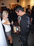 Lucky fan opening Greg's toy!