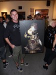 Fan w/ Knight Watch print