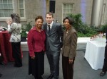 Shepard w/Elsie Scott (CEO of CBCF) & Congress woman Barbara Lee