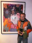p1020626 Gary Baseman and his Kayne West collaboration with Nabil Elderkin.