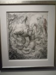 "An Ape Allegory" drawing