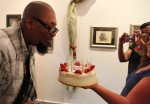LC celebrating his birthday!