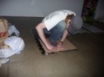 Evol is exactoing his stencils