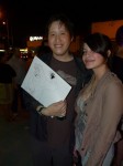 Gift drawing from fan