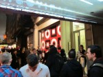 The line to get in was not short...