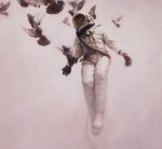 01a White Cosmonaut - 21 x 23 inches - giclees - editions of 200 - $190 AUD