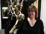 Amanda in front of Bumblebee installation (more on that later)