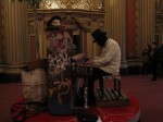 Ski masked pianist