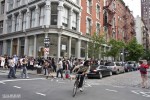 Line was around the block...