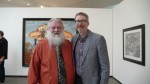 Todd Schorr with Last Gasp publisher Ron Turner