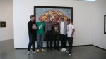 ( from left to right ) Mark Parker, Sandy Bodecker, Todd Schorr, Jason Maloney, Roger Wyett ( Hurley CEO ), and surf legend Bob Hurley