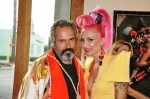 Natalia with the most interesting artist in the world.