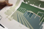 Colour study for 'Shed'