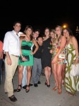 Sylvia and her fans from Team Puerto Rico