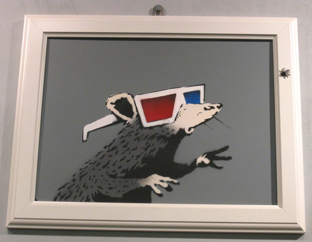 banksy rat stencil. #39;3D Rat#39; by Banksy