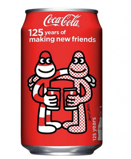 James Jarvis x Coca Cola 125 Year Anniversary Cans