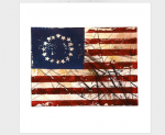 Releases: Saber – Large Lino Flag Triptych