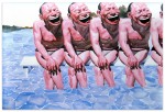 Preview: Yue Minjun, Mark Jenkins, and Aakash Nihalani @ Carmichael Gallery