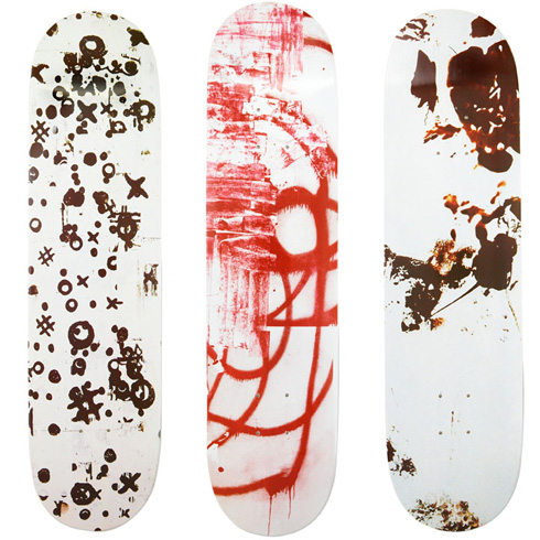 Supreme x Christopher Wool skate deck « Arrested Motion