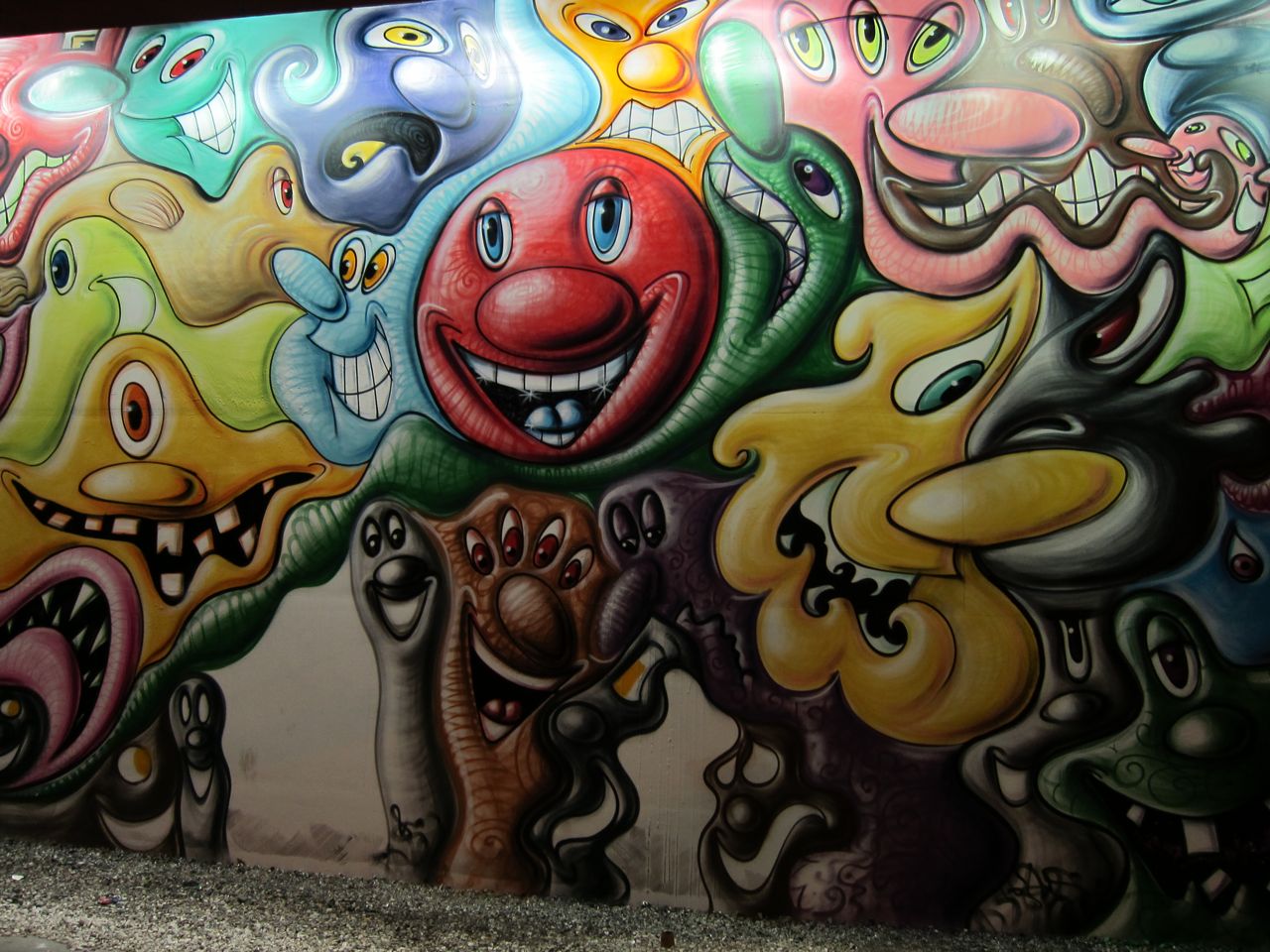 Kenny Scharf Mural on Houston & Bowery Completed « Arrested Motion