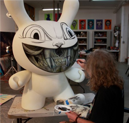 Teaser: Ron English Custom Dunny Painting @ Kidrobot (New York ...