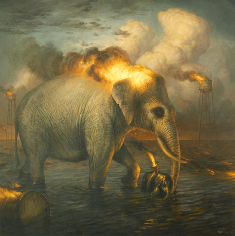 Interviews: Martin Wittfooth – “The Passions” @ Lyons Wier Gallery « Arrested Motion
