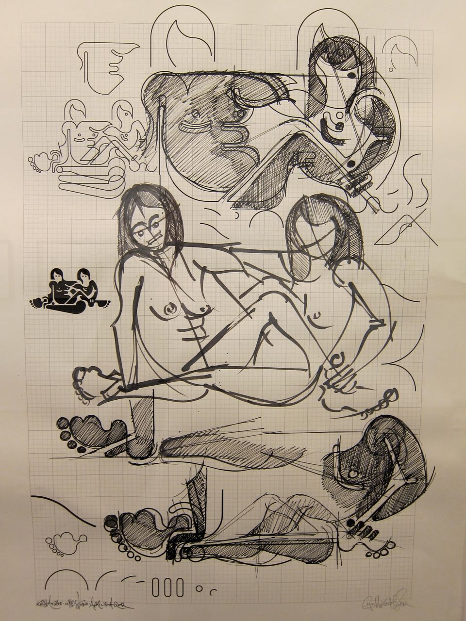 Ryan McGinness Women Sketches Lopez AM 01