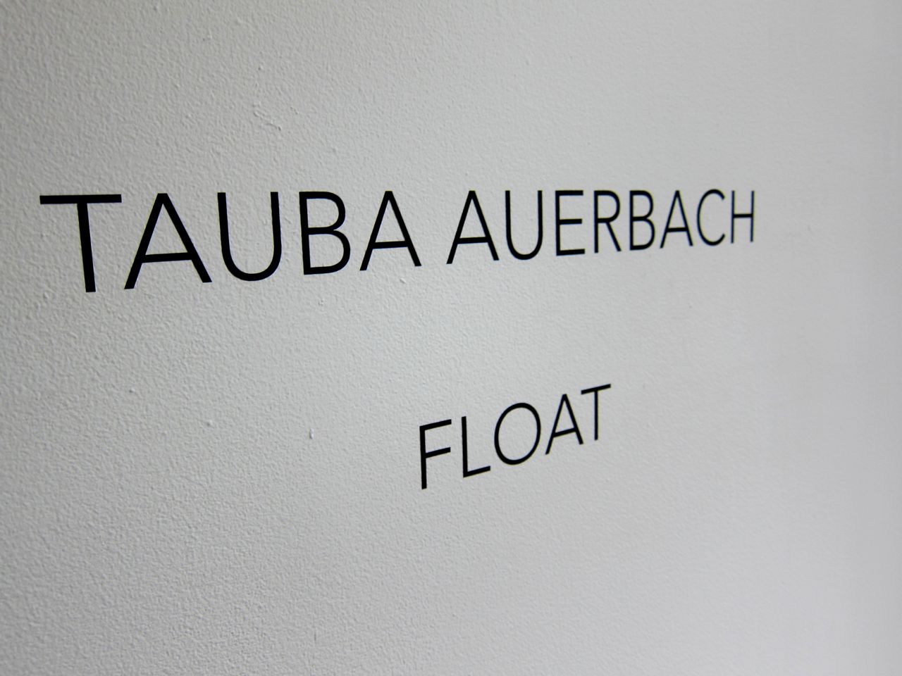 Tauba Auerbach Paula Cooper Float AM 39