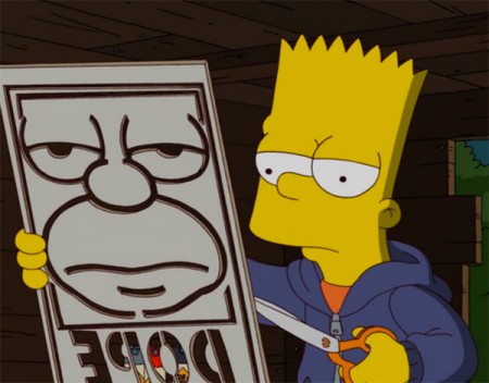 Releases: Shepard Fairey x The Simpsons “Dope” Poster « Arrested Motion