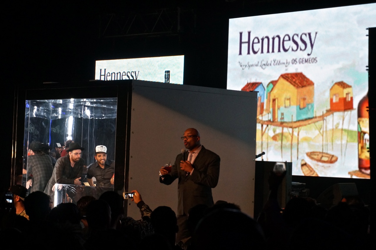 Osgemeos Hennessy VS bottle Launch Party AM 501