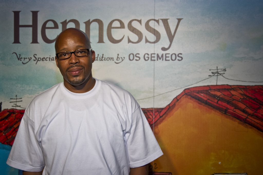 Hennessy VS bottle Os Gemeos Los Angeles launch AM 01