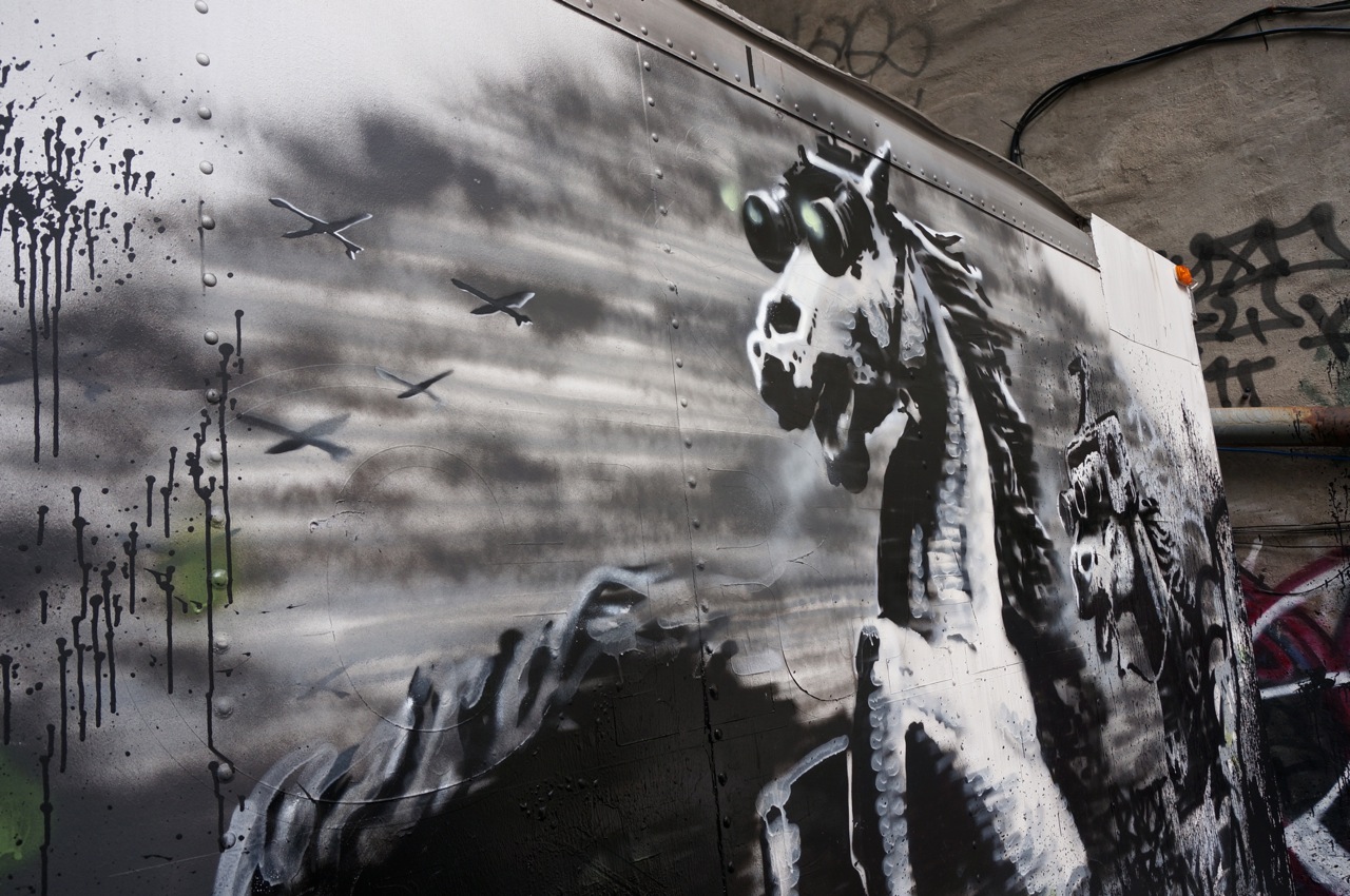 Banksy NYC Mural Crazy Horse AM 01
