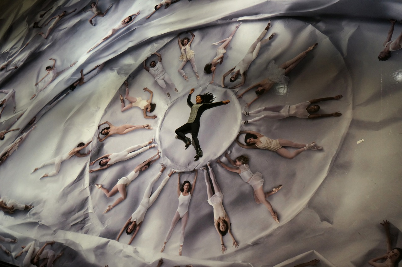 JR NYCB Ballet Eye installation AM 16