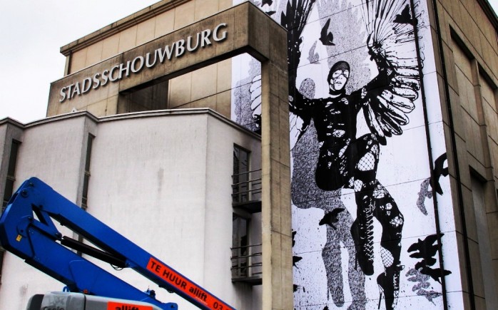 WK Interact Belgium mural AM 2