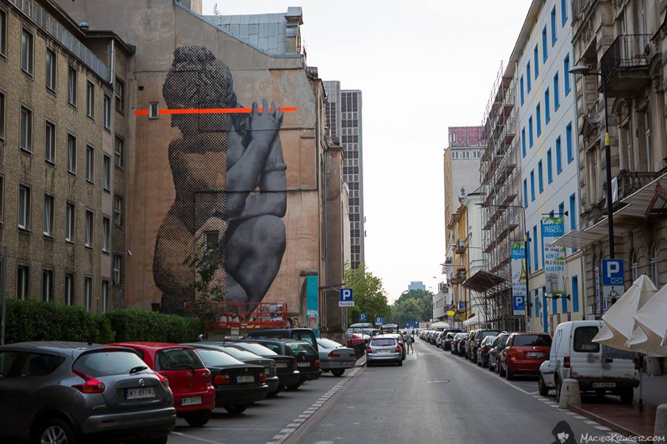 Cyrcle. for Street Art Doping in Warsaw, Poland.