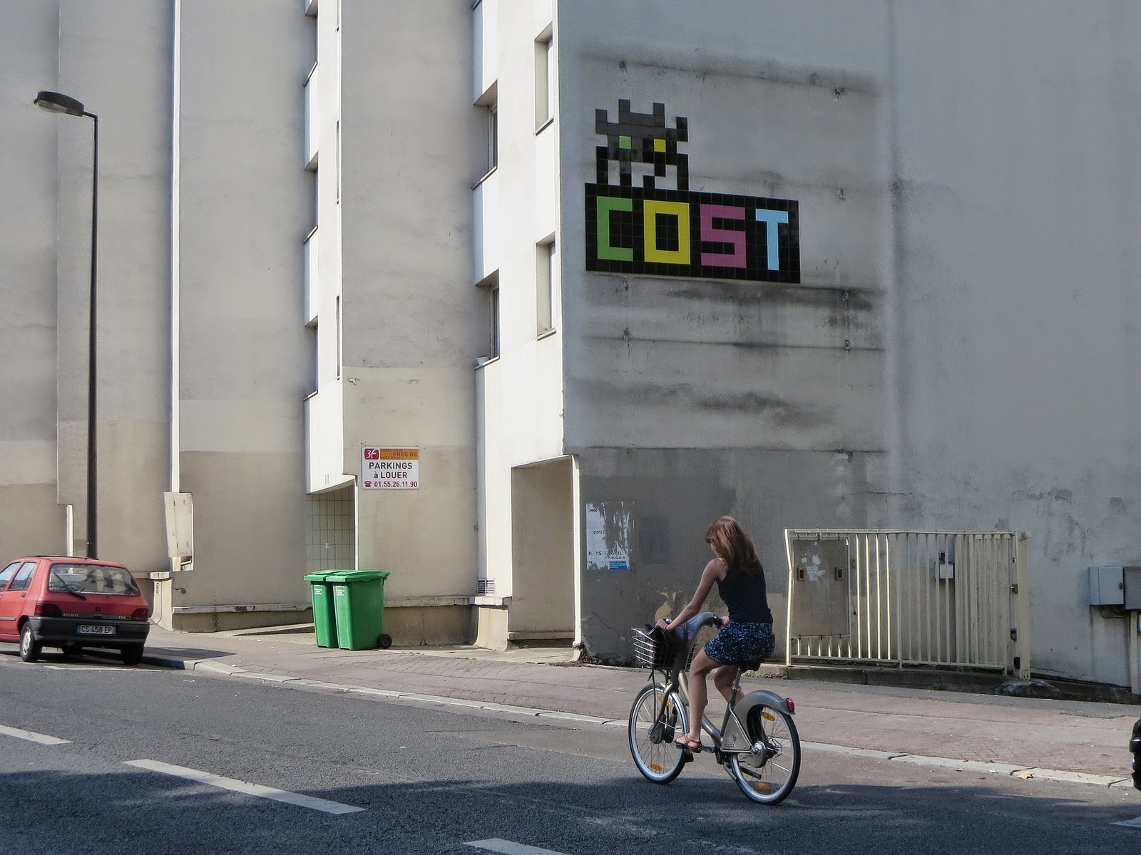 Invader x Cost in Paris, France.