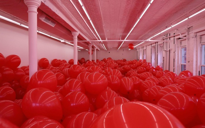 martin creed red balloons gavin brown 2015