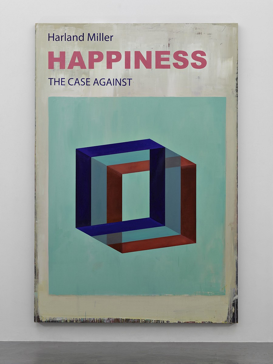 Harland Miller, Happiness The Case Against, 2016, Courtesy the artist and BlainSouthern, Photo Peter Mallet